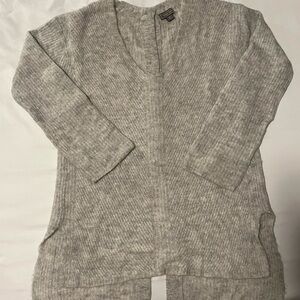 J.Crew Point Sur Button Back V-Neck Sweater Sm